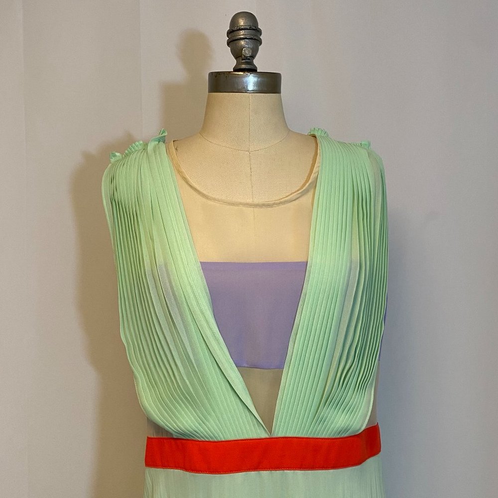 Colorblock Maxi Dress
